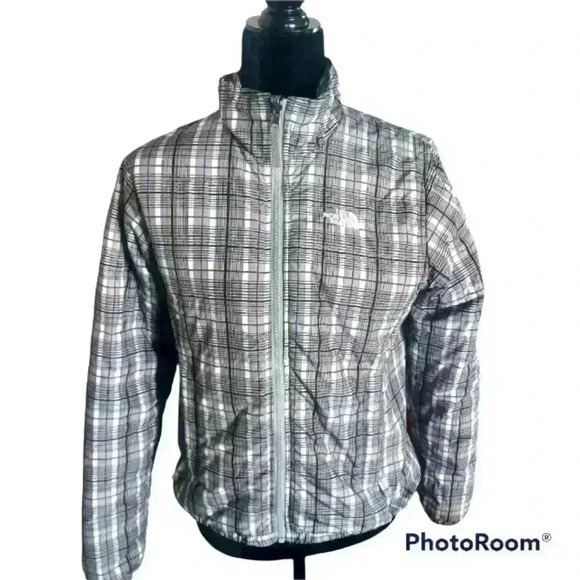 The North Face Womens Plaid Puffer Jacket S - Picture 1 of 16
